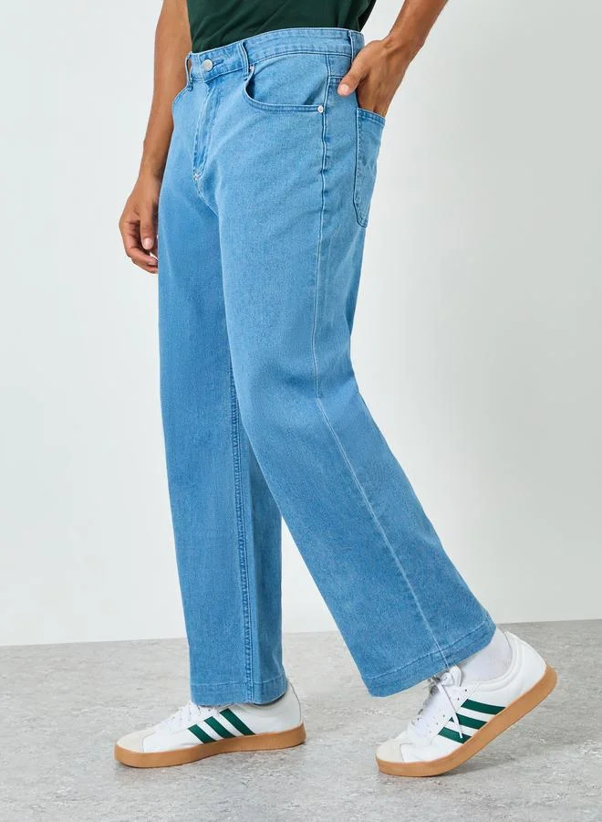 ستايلي جينز بقصة كاربنتر للرجال